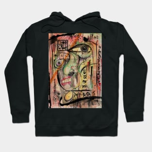 Abstract Coloured Determination Hoodie